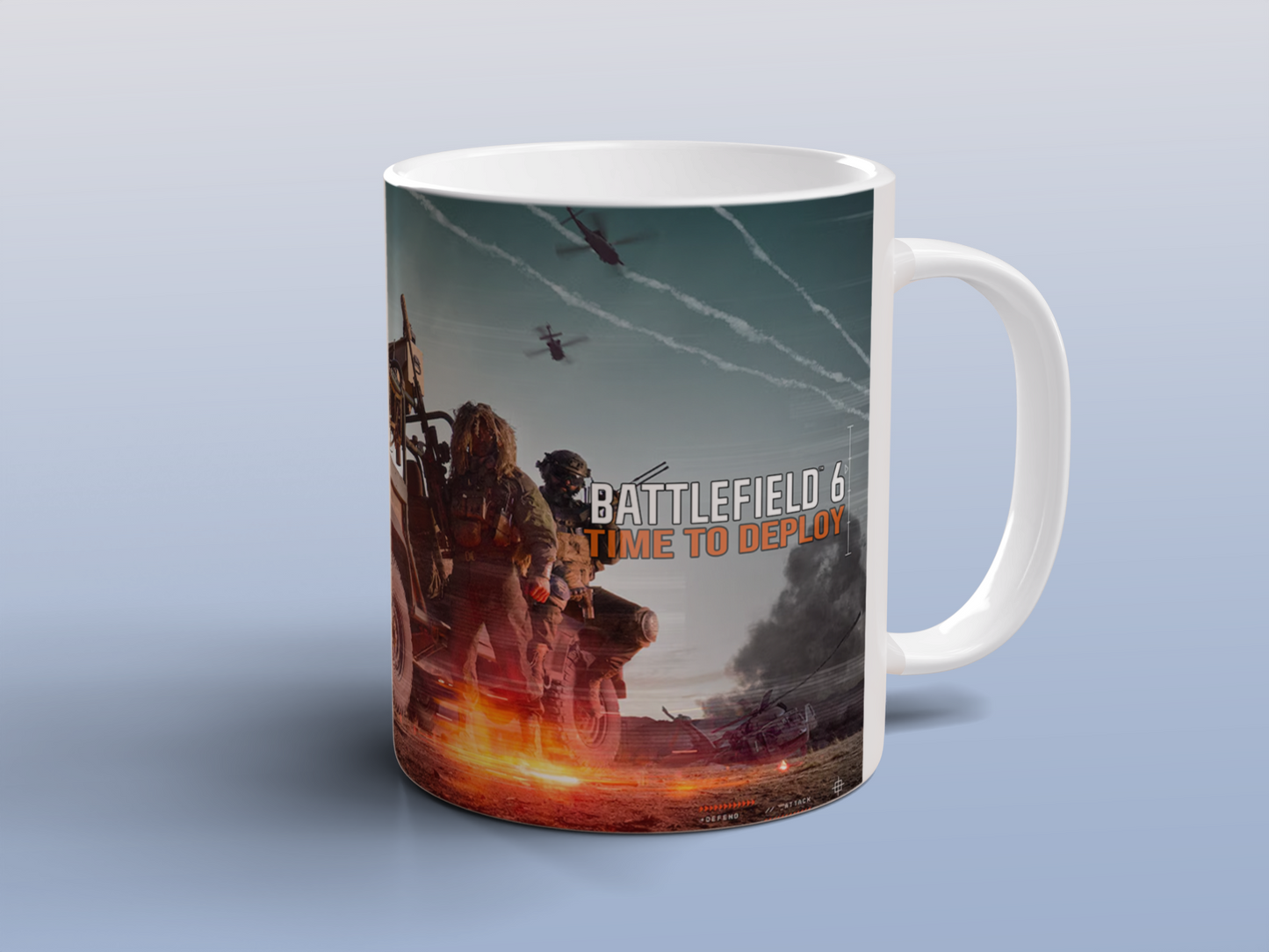 Battlefield 6 Gaming Mug – Military War FPS Gamer Gift – Coffee Tea Mug – BF6