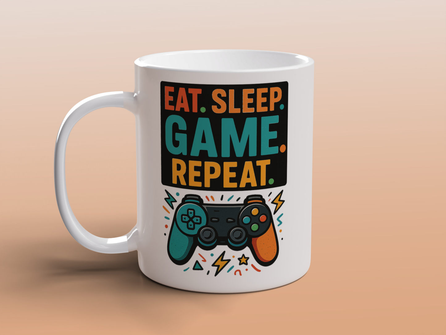 Funny Gamer Mug Gaming Gift for Men Women Console PC Player Ceramic Mug UK