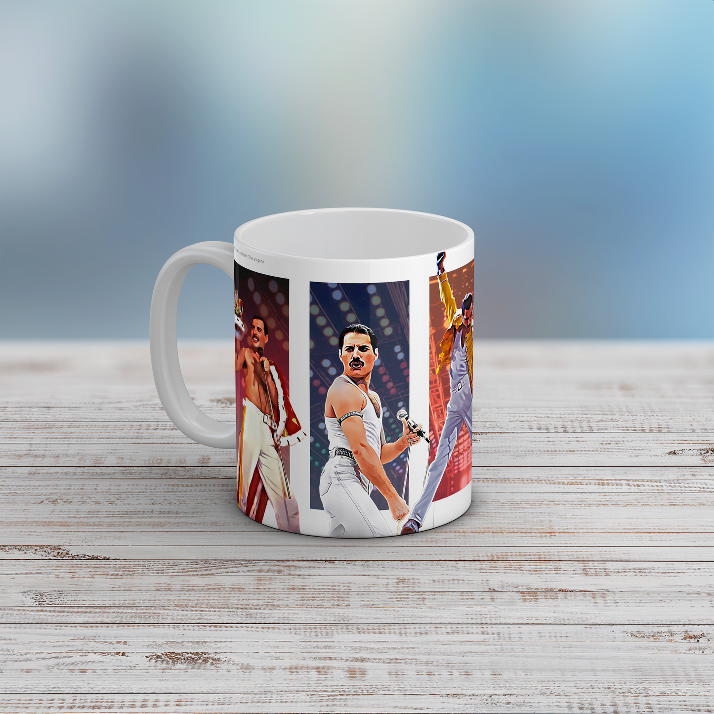 Freddie Mercury Mug Queen Coffee Mug Music Fan Gift Ceramic Mug 11oz