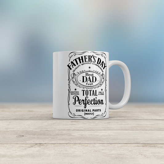 Dad Gift Ceramic Coffee Mug Vintage Style Birthday Christmas Present for Father