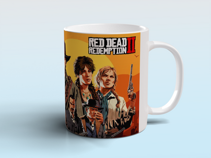 Red Dead Redemption 2 Gaming Mug Cowboy Western Gamer Gift Ceramic Mug UK