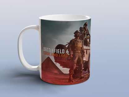 Battlefield 6 Gaming Mug – Military War FPS Gamer Gift – Coffee Tea Mug – BF6