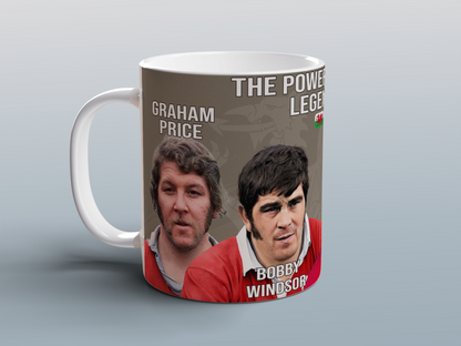 Welsh Rugby Legends Mug Gift Vintage Wales Rugby Union Ceramic Coffee Mug