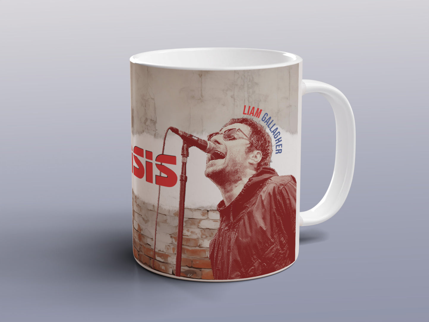 Oasis Mug Noel Liam Gallagher Inspired Retro Rock Music Gift
