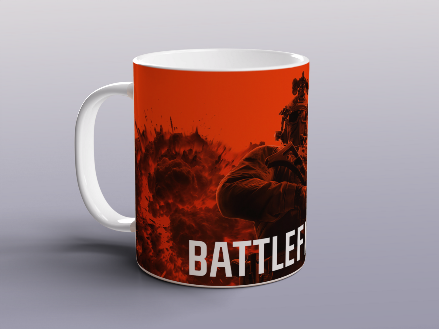 Battlefield 6 Gamer Mug – Ceramic Coffee Tea Mug Gift for FPS Players