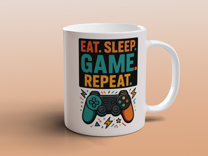 Funny Gamer Mug Gaming Gift for Men Women Console PC Player Ceramic Mug UK