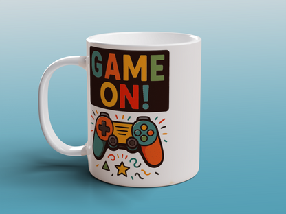 Game On Mug Gamer Coffee Mug Gaming Gift for Video Game Lovers & Gamers