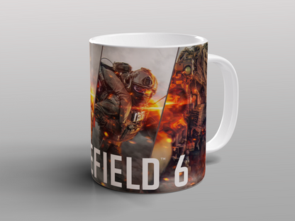 Battlefield 6 Gaming Mug – Military War FPS Gamer Gift – BF6