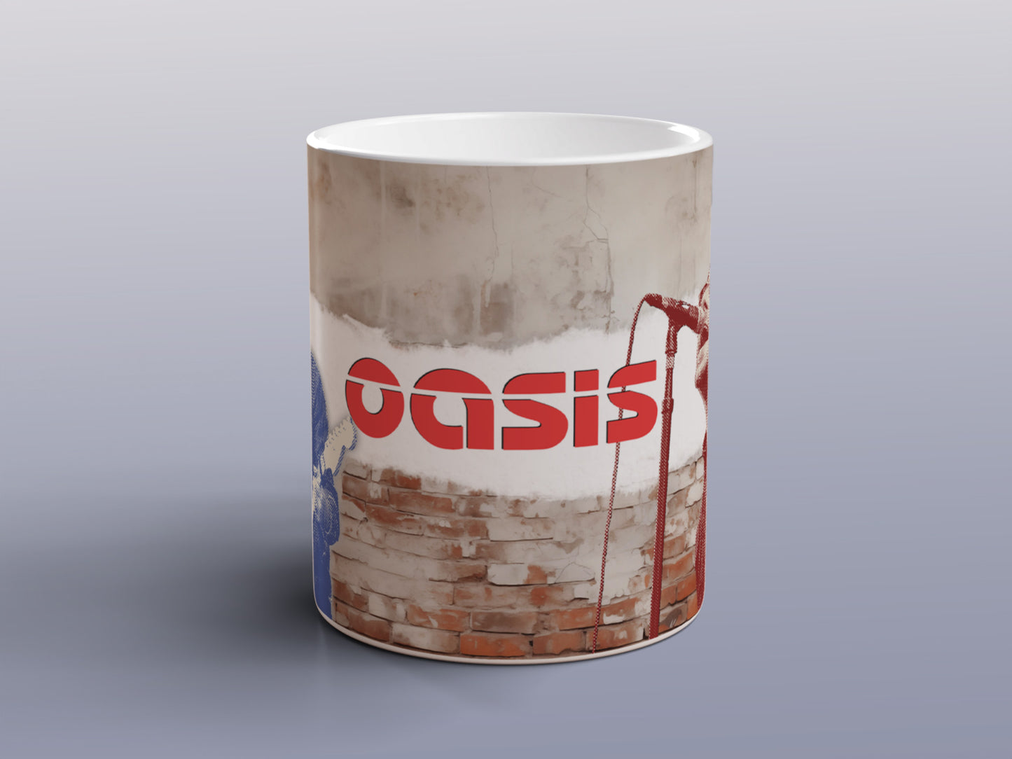 Oasis Mug Noel Liam Gallagher Inspired Retro Rock Music Gift