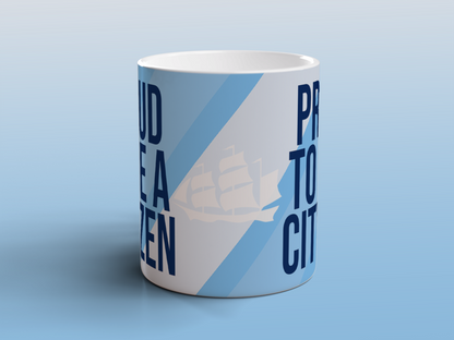 Proud to Be a Cityzen Mug Sky Blue Football Fan Gift Tea Coffee Mug Supporter