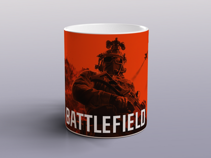 Battlefield 6 Gamer Mug – Ceramic Coffee Tea Mug Gift for FPS Players