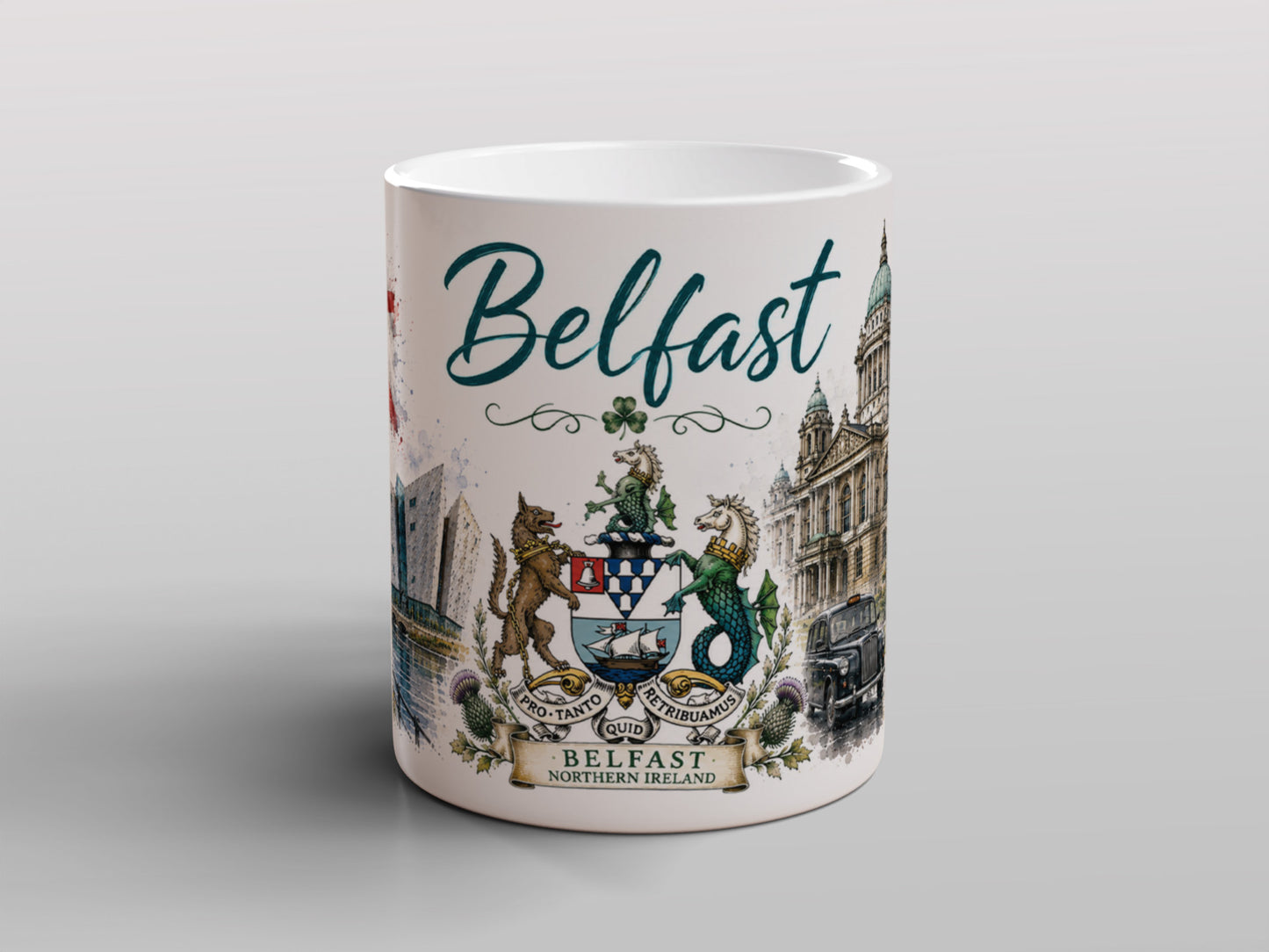 Belfast Northern Ireland Mug | City Landmarks & Heritage Gift