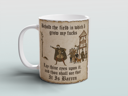 Medieval Humour Mug Funny Gothic Gift for Him Sarcastic Office Coffee Mug