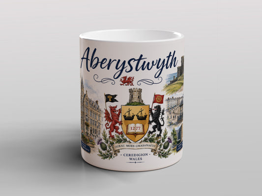 Aberystwyth Wales Mug | Ceredigion Landmark Souvenir