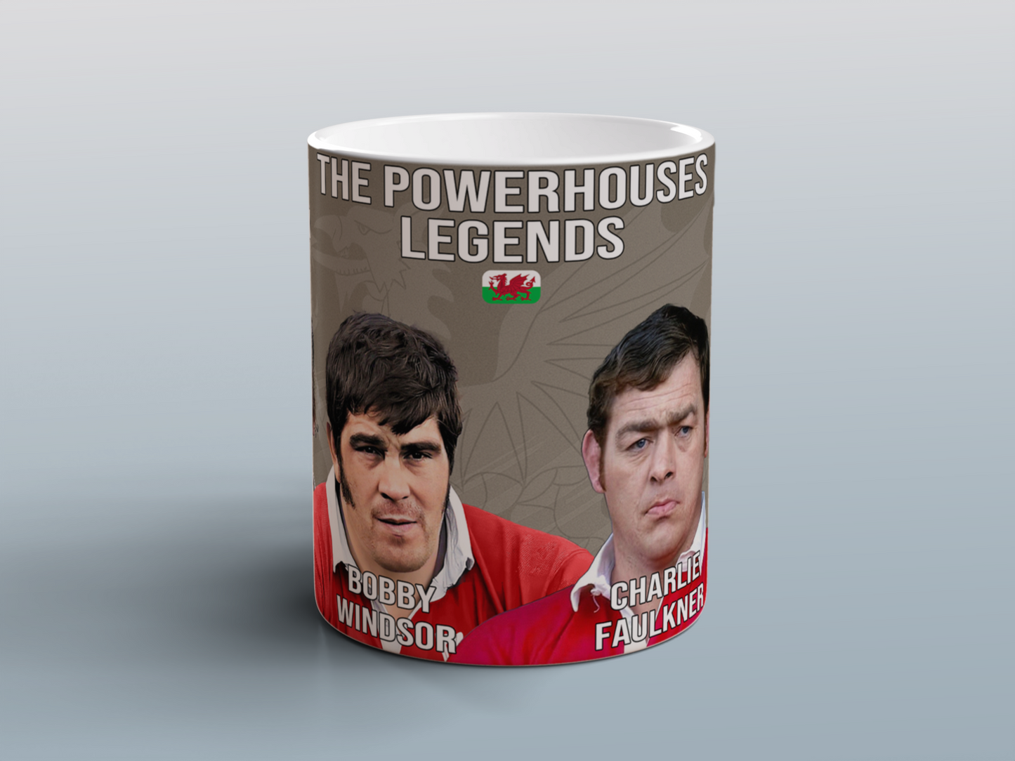 Welsh Rugby Mug – The Powerhouses | Wales Rugby Forwards Icons - Collector Gift