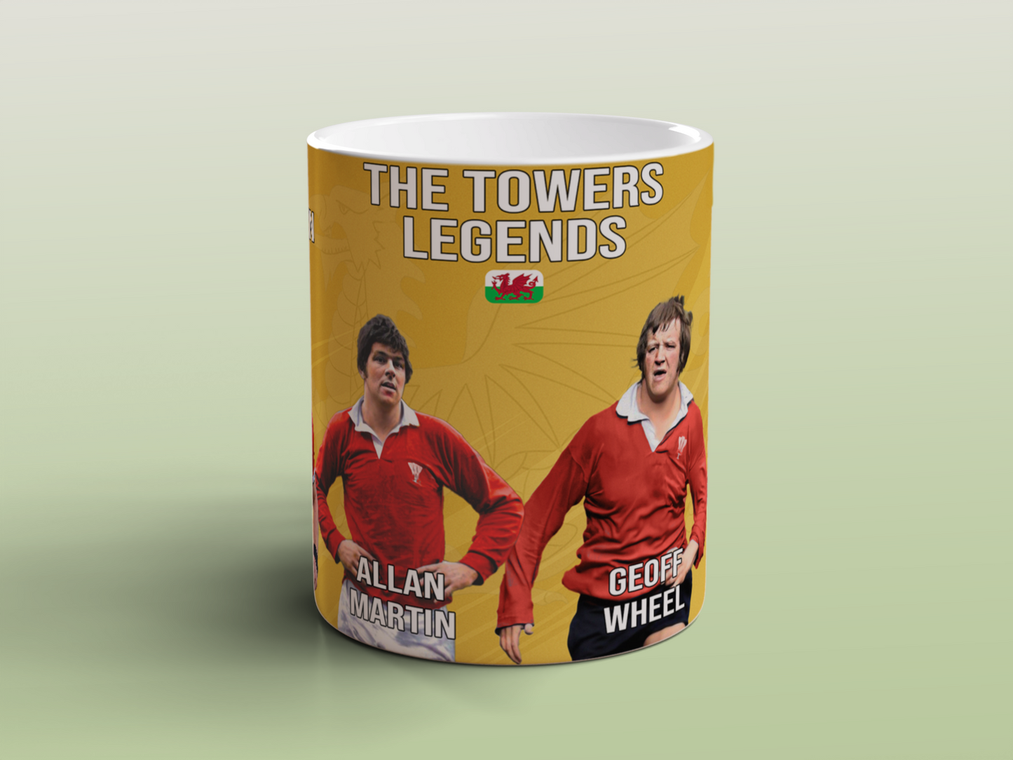 Welsh Rugby Legends Coffee Mug Wales Rugby Union Gift for Rugby Fans