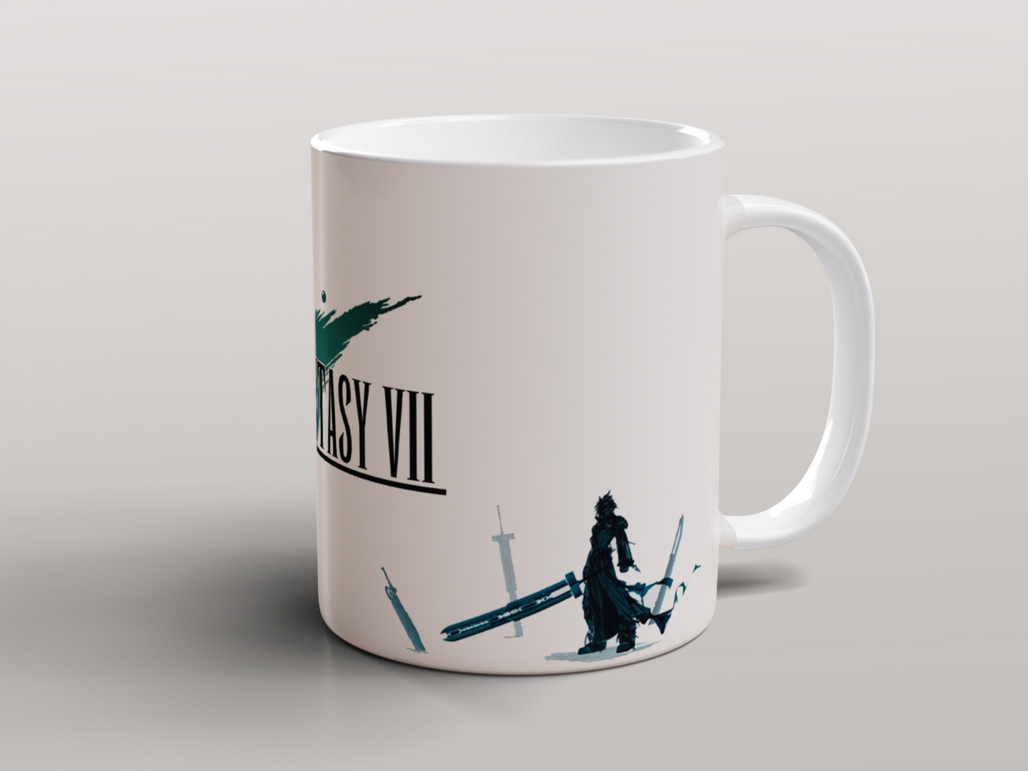 Final Fantasy VII Mug Gaming Coffee Mug RPG Gift for Video Game Fans