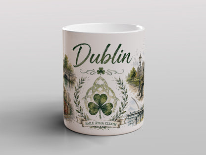 Dublin Ireland Mug | Dublin City Landmarks & Irish Gift