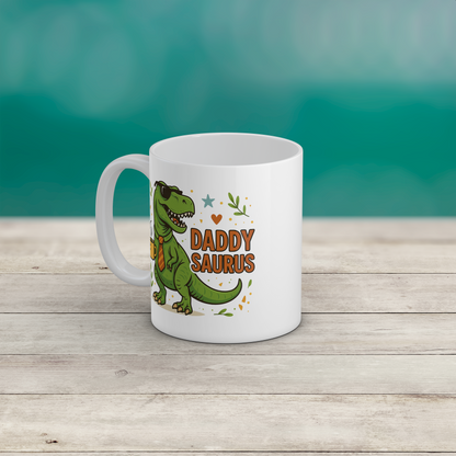 Daddysaurus Mug Dinosaur Dad Coffee Mug Father's Day Gift for Dad