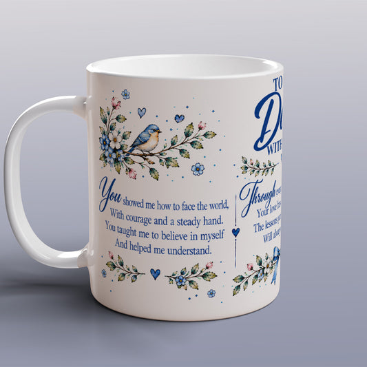 Dad Mug with Matching Coaster, Loving Gift from your Daughter