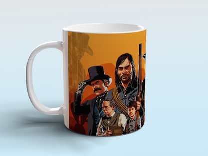 Red Dead Redemption 2 Gaming Mug Cowboy Western Gamer Gift Ceramic Mug UK