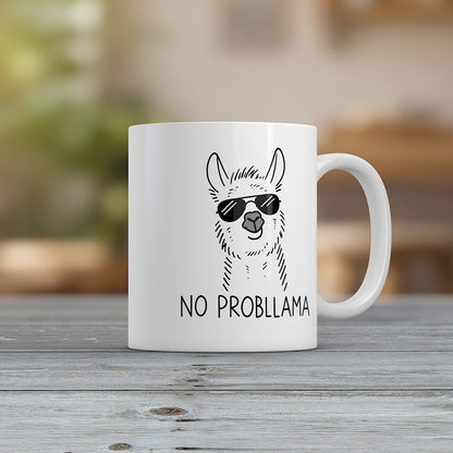 Funny Llama Coffee Mug Cute Animal Ceramic Cup Gift for Her Him Office