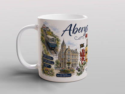 Aberystwyth Wales Mug | Ceredigion Landmark Souvenir