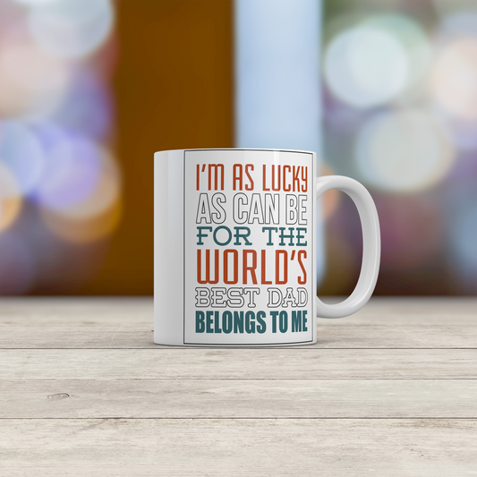 Dad Gift Ceramic Coffee Mug Funny Quote Best Dad Present Tea Coffee Mug 11oz
