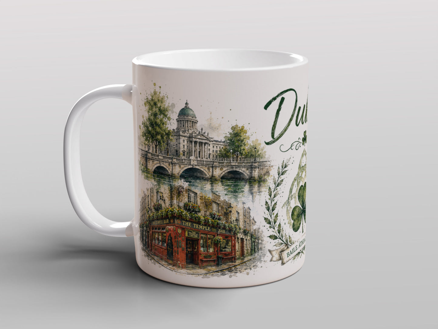 Dublin Ireland Mug | Dublin City Landmarks & Irish Gift