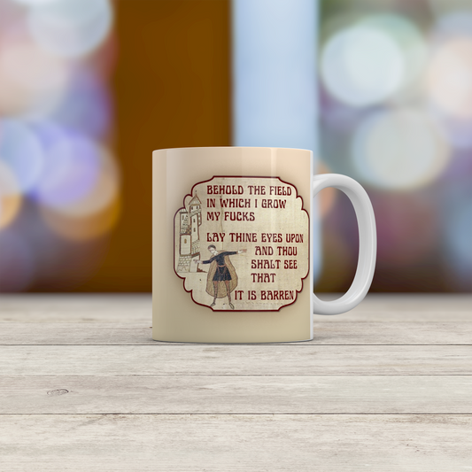 Vintage Medieval Manuscript Mug Gothic Humour Gift for History Lovers Coffee Mug