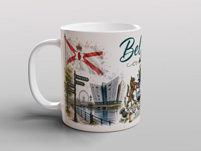 Belfast Northern Ireland Mug | City Landmarks & Heritage Gift