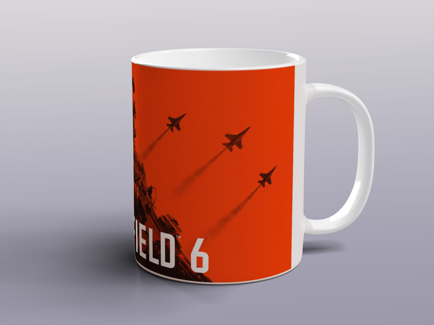 Battlefield 6 Gamer Mug – Ceramic Coffee Tea Mug Gift for FPS Players
