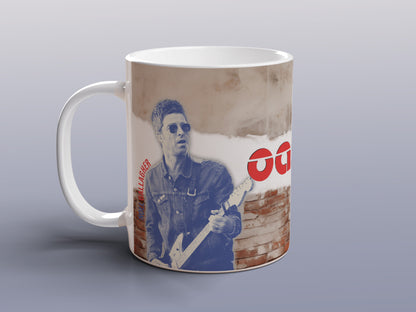 Oasis Mug Noel Liam Gallagher Inspired Retro Rock Music Gift