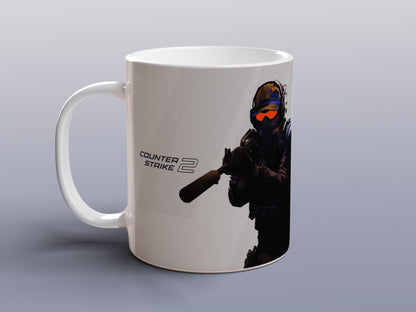 Counter Strike 2 Mug CS2 Gaming Coffee Tea Cup Gamer Gift