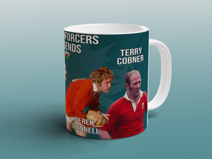 Welsh Rugby Union Heroes Mug Wales Supporter Gift Ceramic Tea Coffee
