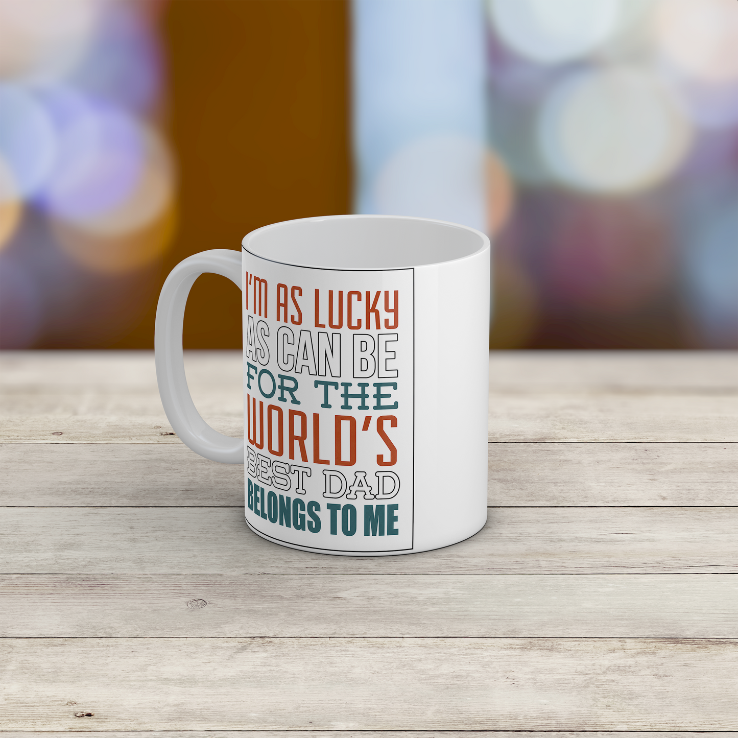 Dad Gift Ceramic Coffee Mug Funny Quote Best Dad Present Tea Coffee Mug 11oz