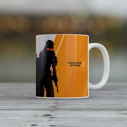 Counter Strike 2 Mug CS2 Gaming Coffee Tea Cup Gamer Gift
