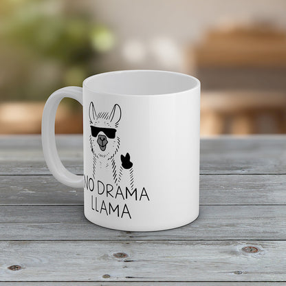 Funny Llama Coffee Mug Cute Animal Ceramic Cup Gift for Her Him Office
