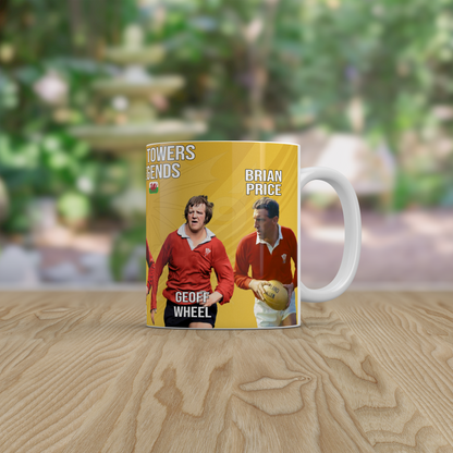 Welsh Rugby Legends Coffee Mug Wales Rugby Union Gift for Rugby Fans