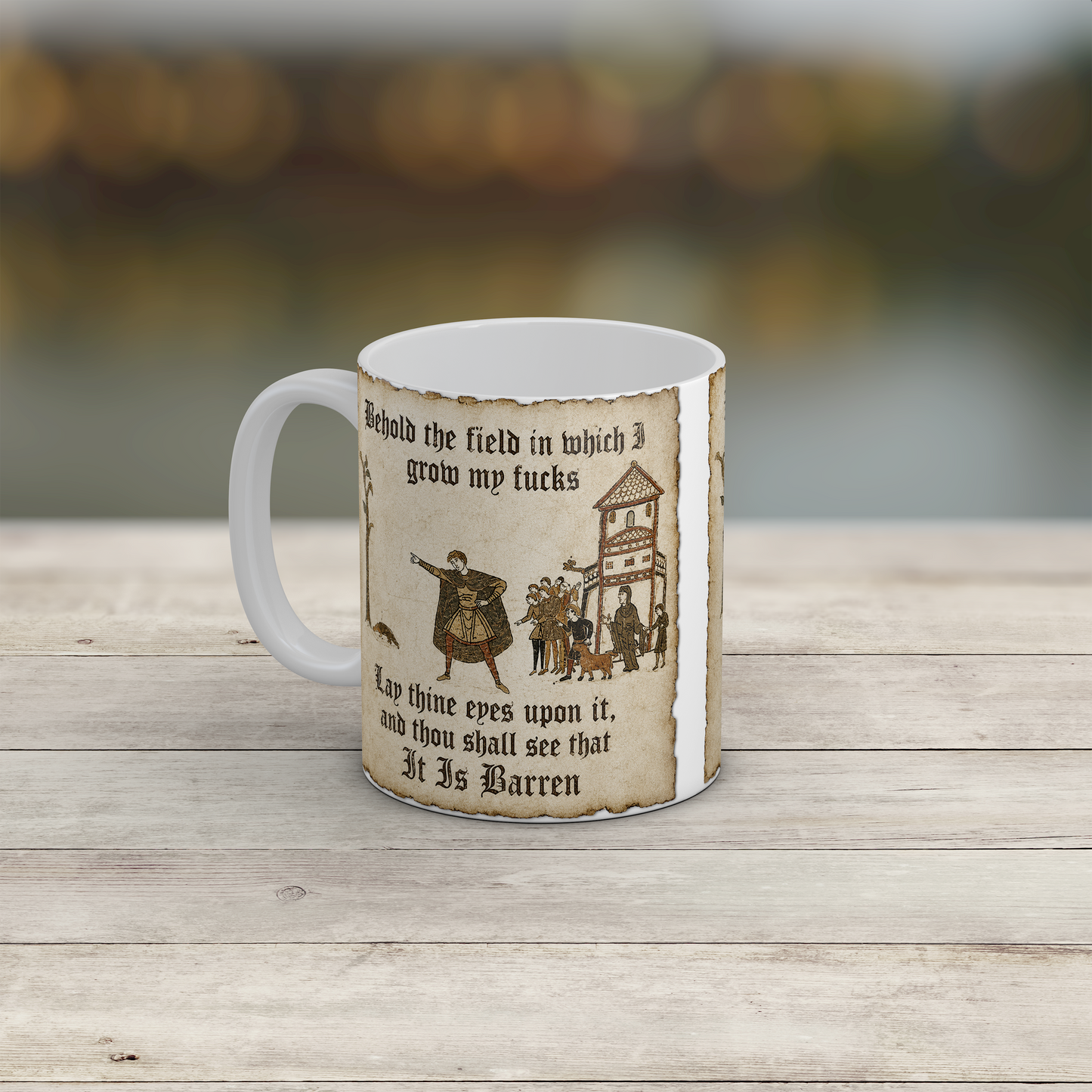 Medieval Humour Mug Funny Gothic Gift for Him Sarcastic Office Coffee Mug