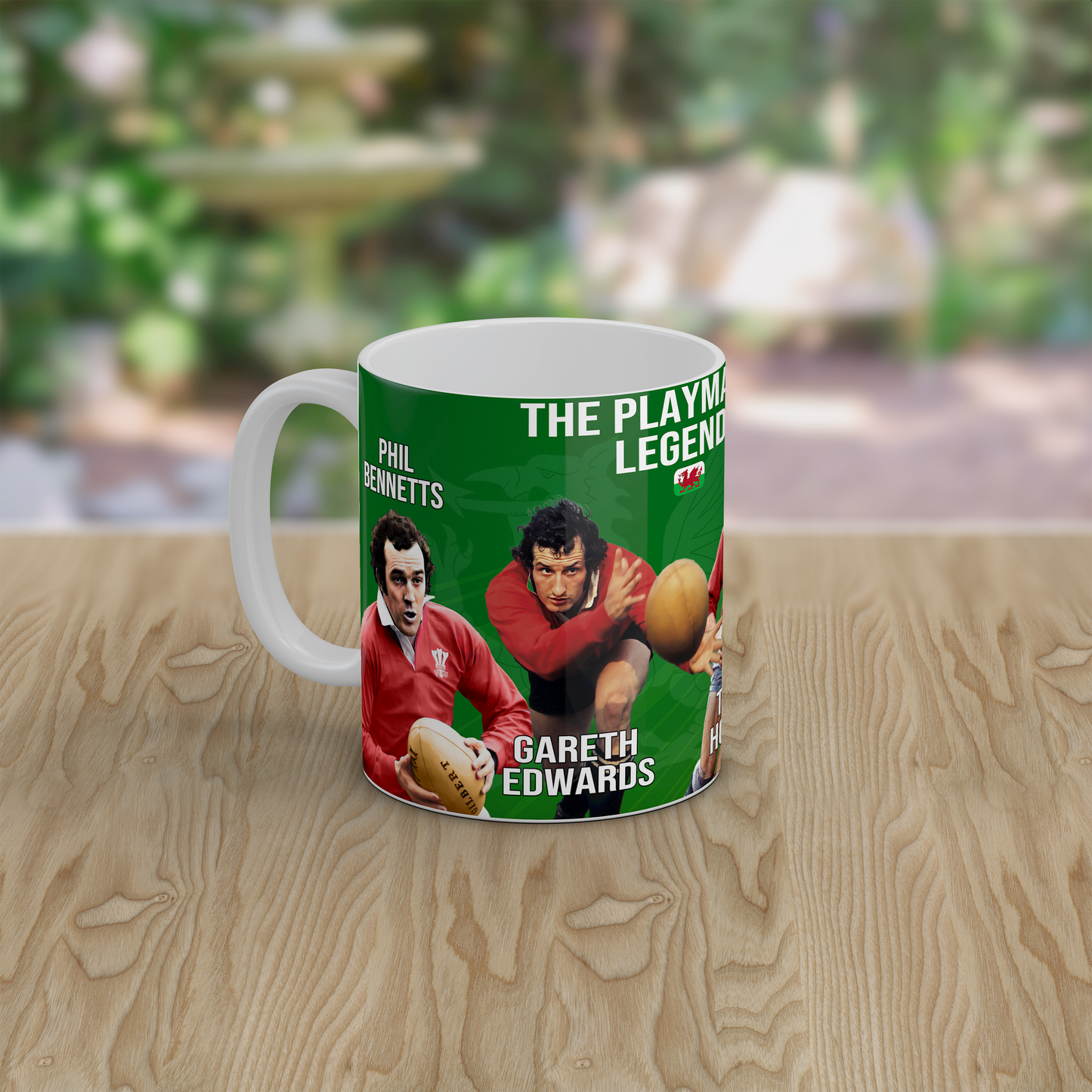 Wales Rugby Legends Ceramic Mug Welsh Rugby Gift Tea Coffee Mug Cymru Fans