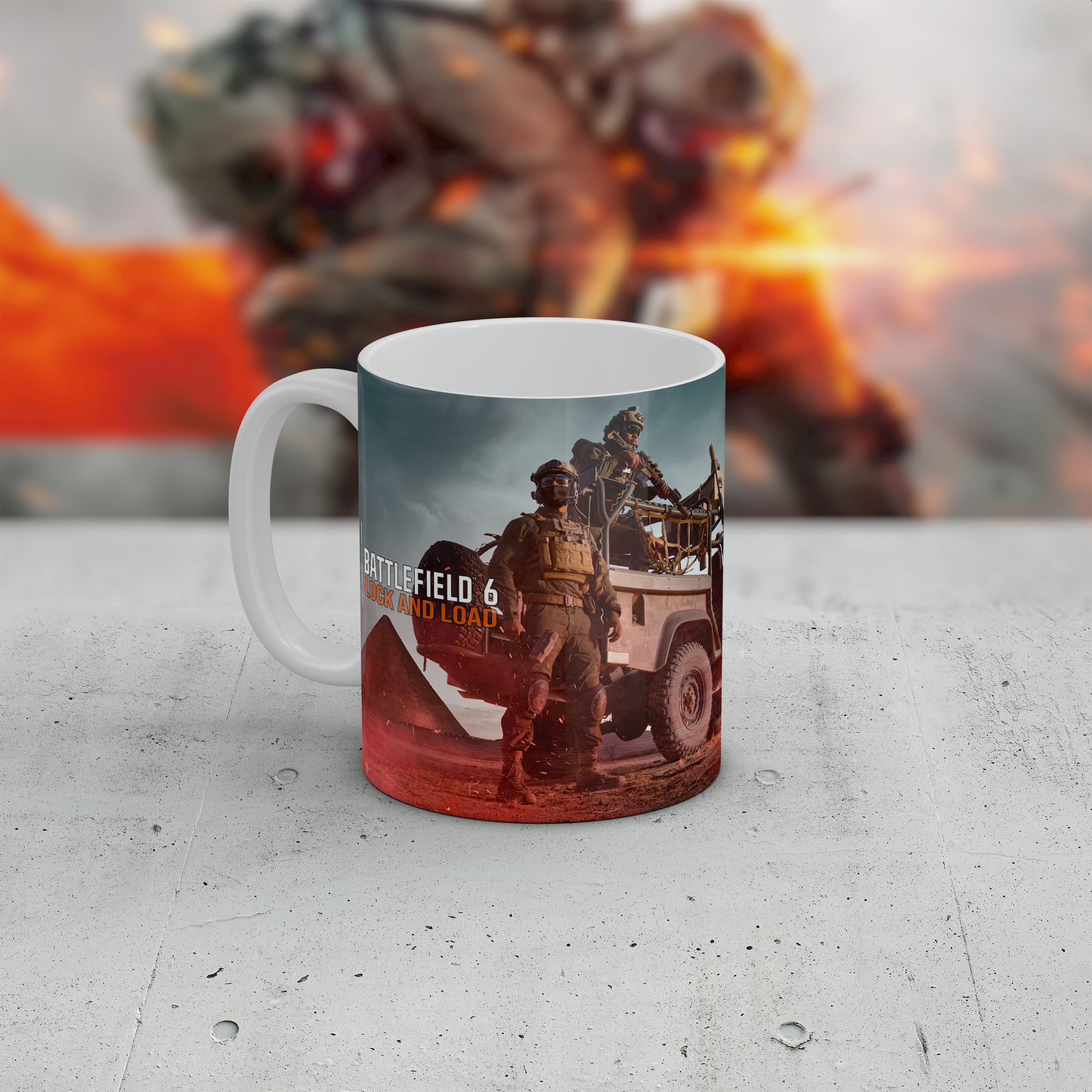 Battlefield 6 Gaming Mug – Military War FPS Gamer Gift – Coffee Tea Mug – BF6