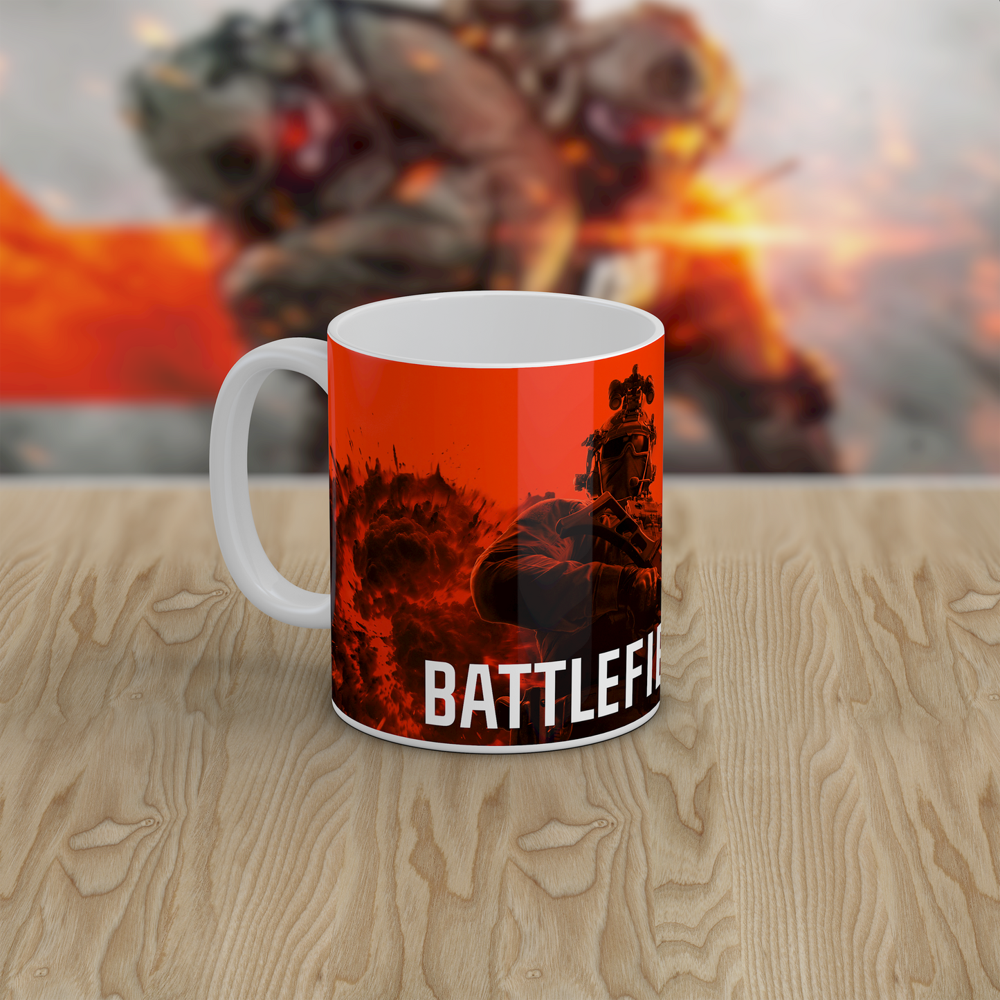 Battlefield 6 Gamer Mug – Ceramic Coffee Tea Mug Gift for FPS Players