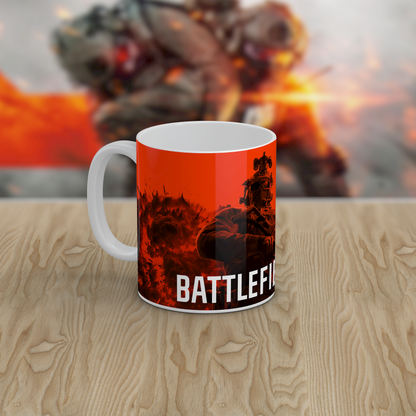 Battlefield 6 Gamer Mug – Ceramic Coffee Tea Mug Gift for FPS Players