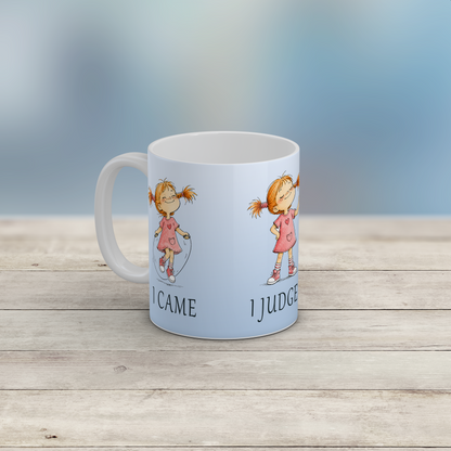 Funny Judgement Mug Sarcastic Humour Gift for Friends Office Coffee Mug
