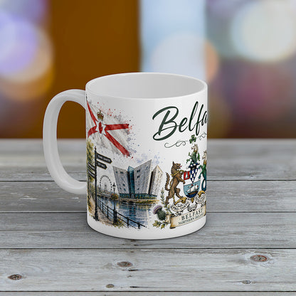 Belfast Northern Ireland Mug | City Landmarks & Heritage Gift