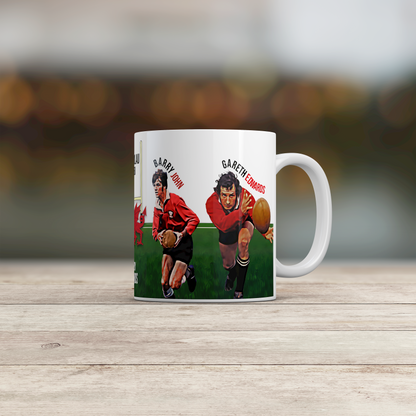 Welsh Rugby Legends Mug Wales Rugby Union Gift Tea Coffee Mug UK