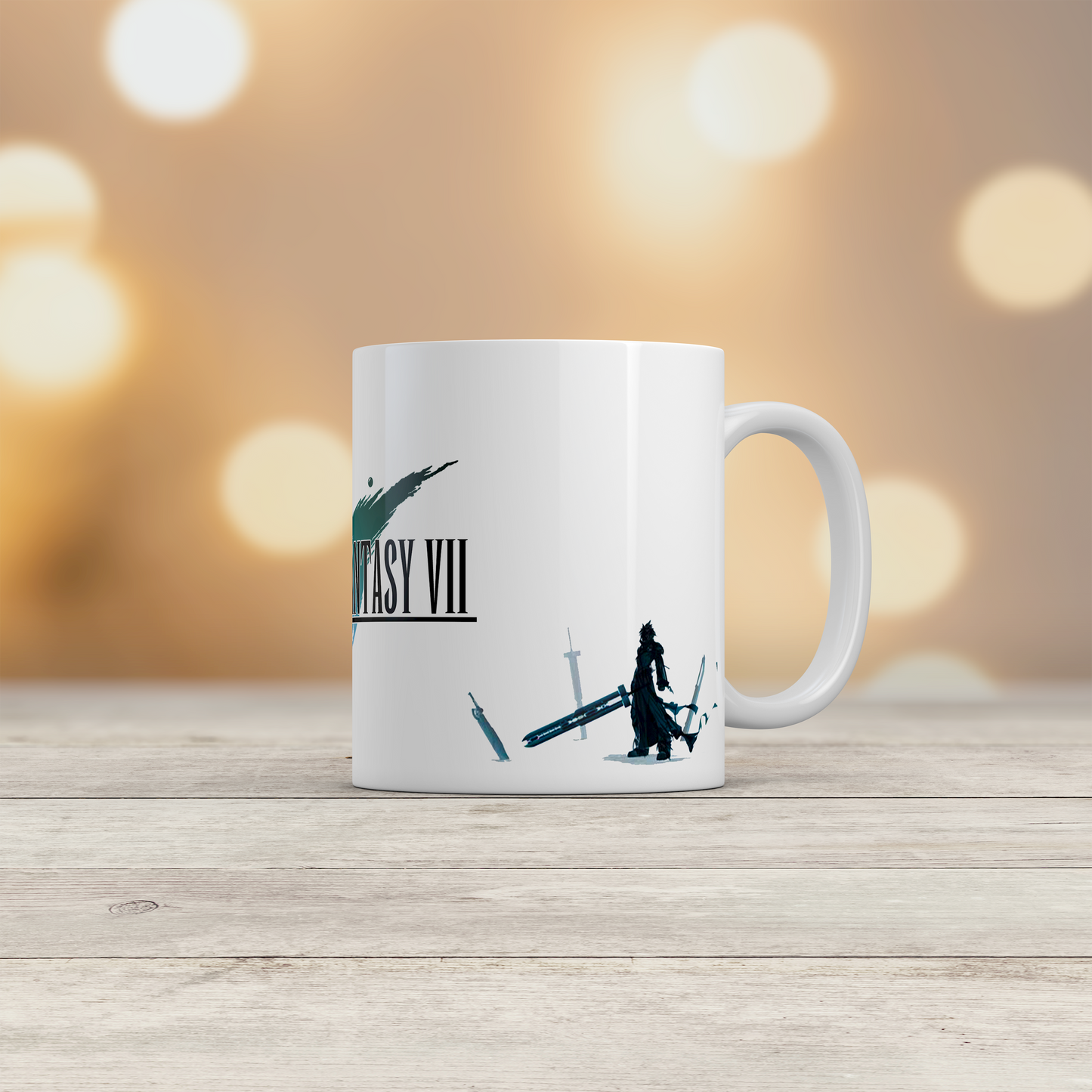 Final Fantasy VII Mug Gaming Coffee Mug RPG Gift for Video Game Fans