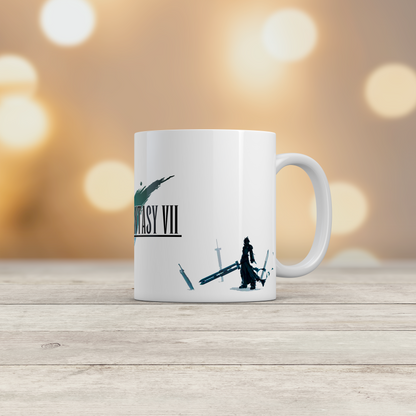 Final Fantasy VII Mug Gaming Coffee Mug RPG Gift for Video Game Fans