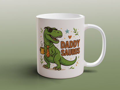 Daddysaurus Mug Dinosaur Dad Coffee Mug Father's Day Gift for Dad